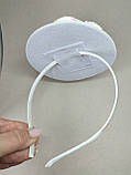 Капелюшок на обручі Обруч шляпа Шляпка Ободок Капелюх Капелюшок весняний Обідок Весна Весенний обруч с шляпкой, фото 2