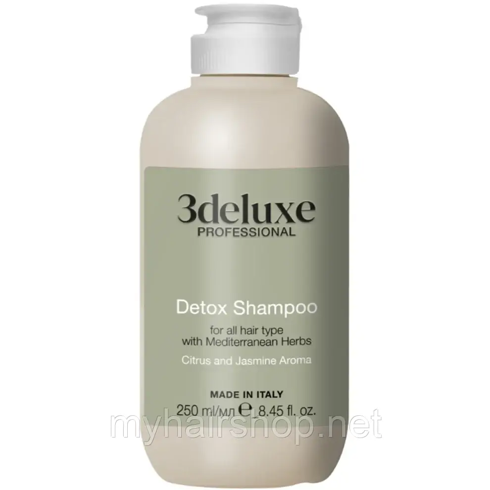Шампунь всіх типів волосся 3Deluxe Professional Detox Shampoo 250 мл