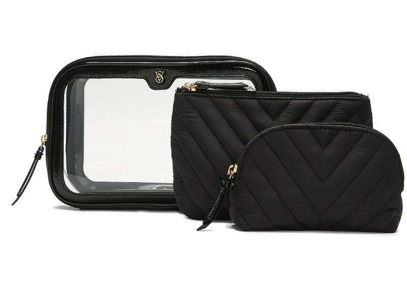 Набір жіночих косметичок Bag Trio (3 в 1) Чорні
