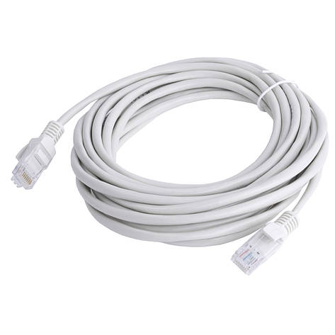 Патч-корд литий RITAR, CCA, UTP, RJ45, Cat.5e, 5m, сірий Q200, фото 1