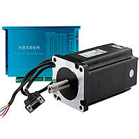 Двигун із замкнутим контуром 12 Нм HBS86H 86HSE12N  Синій