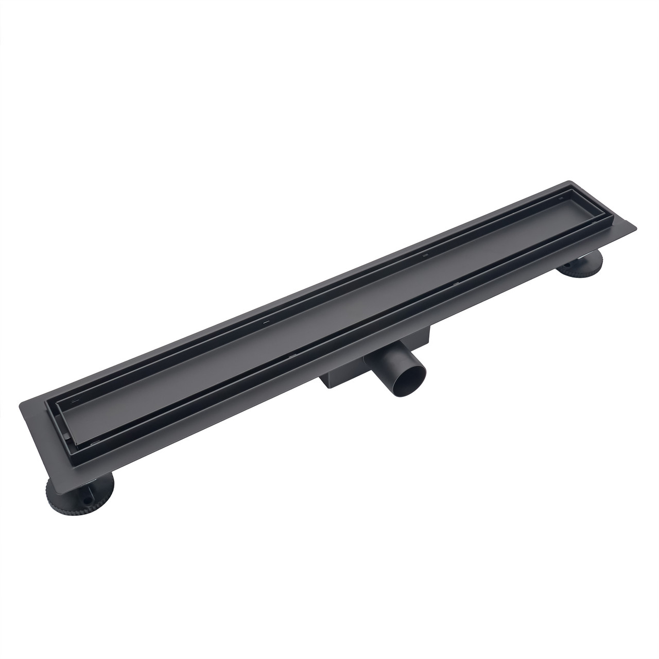 Трап для душу під плитку Fonte FUTB-800 із довжиною 80 см (Чорного кольору)