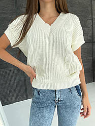 Стильна в'язана кофта жилетка хіт продажів 2024