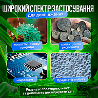 Мікроскоп цифровий кишеньковий портативний дитячий 60x-200x з підсвічуванням (micros-KD), фото 7