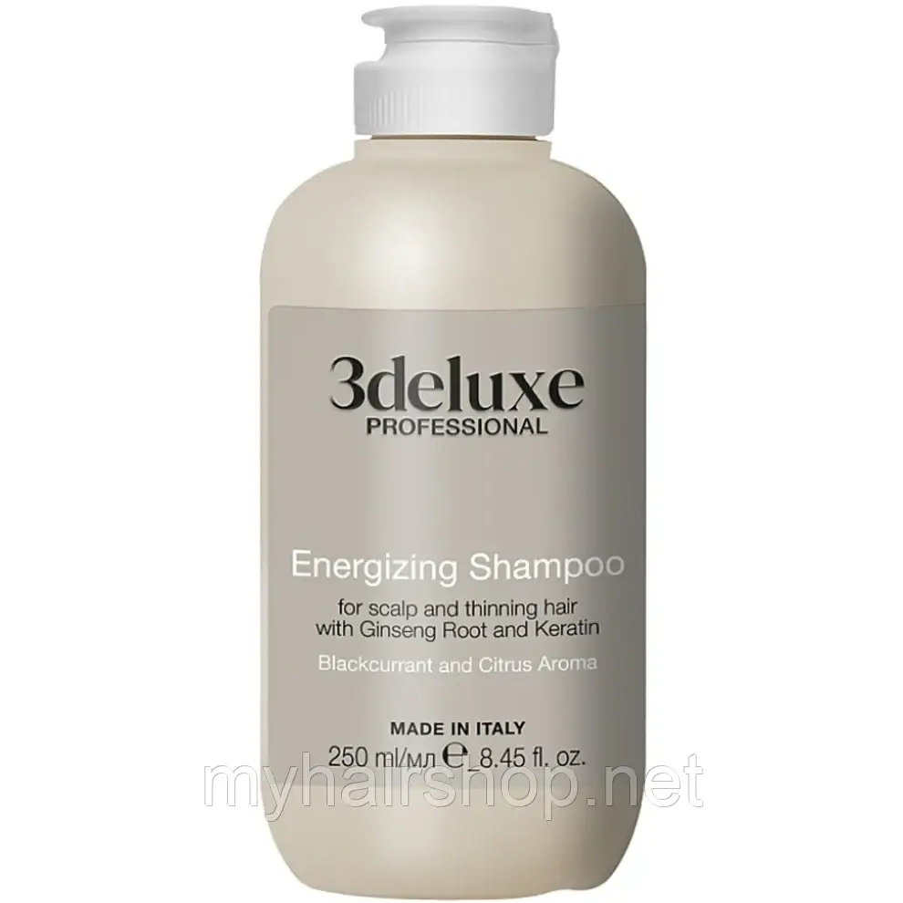 Шампунь від випадіння волосся 3Deluxe Professional Energizing Shampoo 250 мл