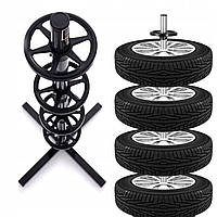 Стійка для шин Kraft&Dele KD1363, 100 кг, підставка для коліс 4 рівні