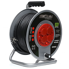 Подовжувач на котушці Kraft&Dele KD4022, 50 м mtool