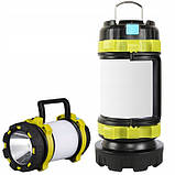 Туристичний ручний ліхтар USB + карабін Kraft&Dele KD1240, фото 2