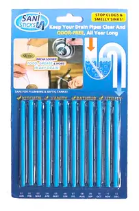 Набір паличок для усунення засмічень в трубах Sani Sticks