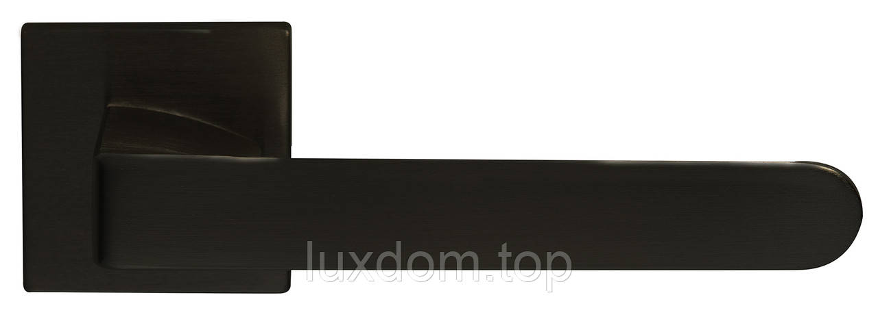 Ручка Ilavio, 2476, на квадратній розетці, чорний матовий, фото 1