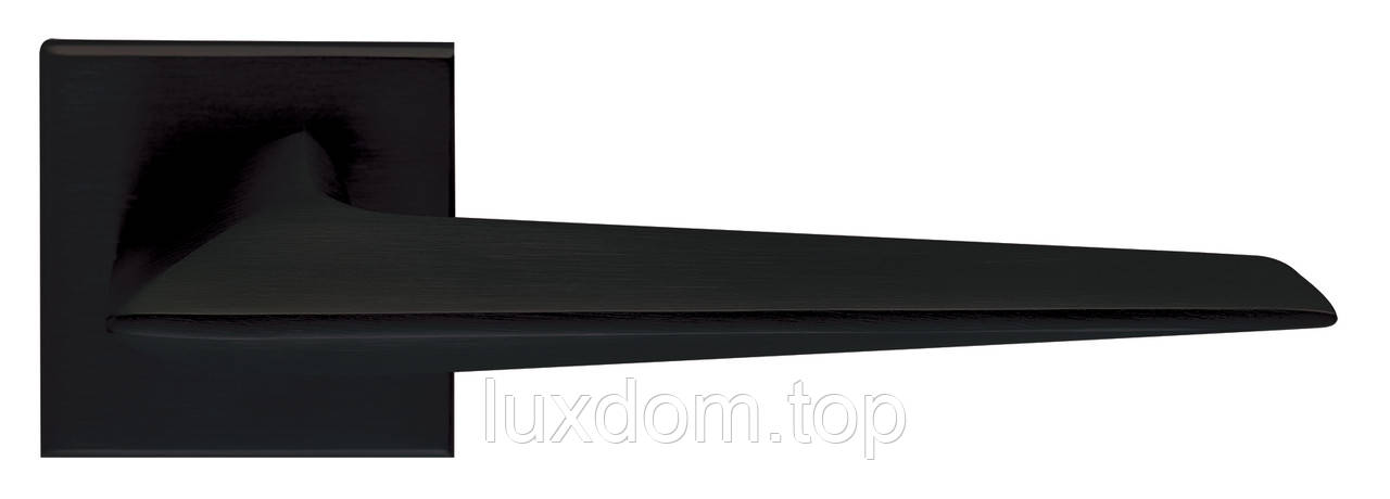 Ручка Ilavio, 2386, на квадратній розетці, чорний матовий, фото 1