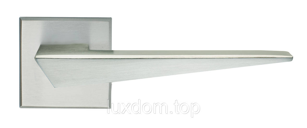 Ручка Ilavio, 2376, на квадратній розетці, хром матовий, фото 1