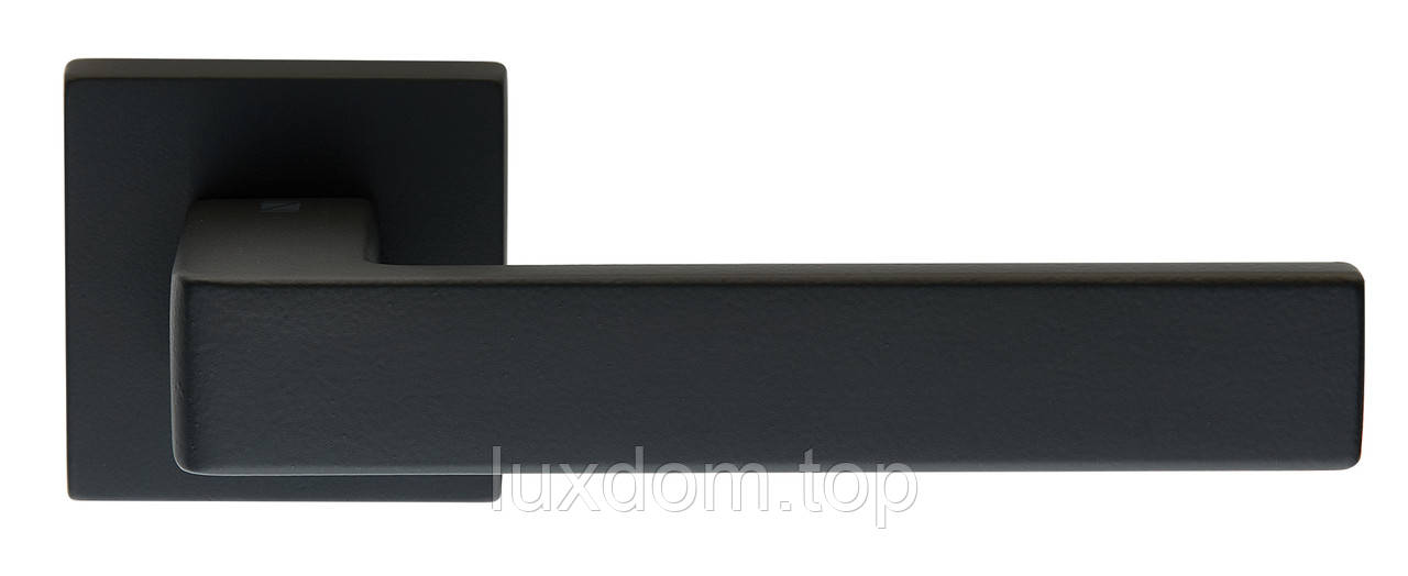 Ручка Ilavio, 2036, на квадратній розетці, чорний матовий, фото 1