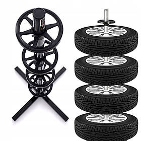 Стійка для шин Kraft&Dele KD1363, 100 кг, підставка для коліс 4 рівні