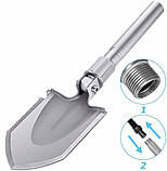 Універсальна багатофункціональна саперна лопата KraftDele 16 в 1 KD KD, фото 4