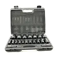 Ударних головок LEX 1/2" 10-38 мм 20 шт. із міцним пластиковим кейсом