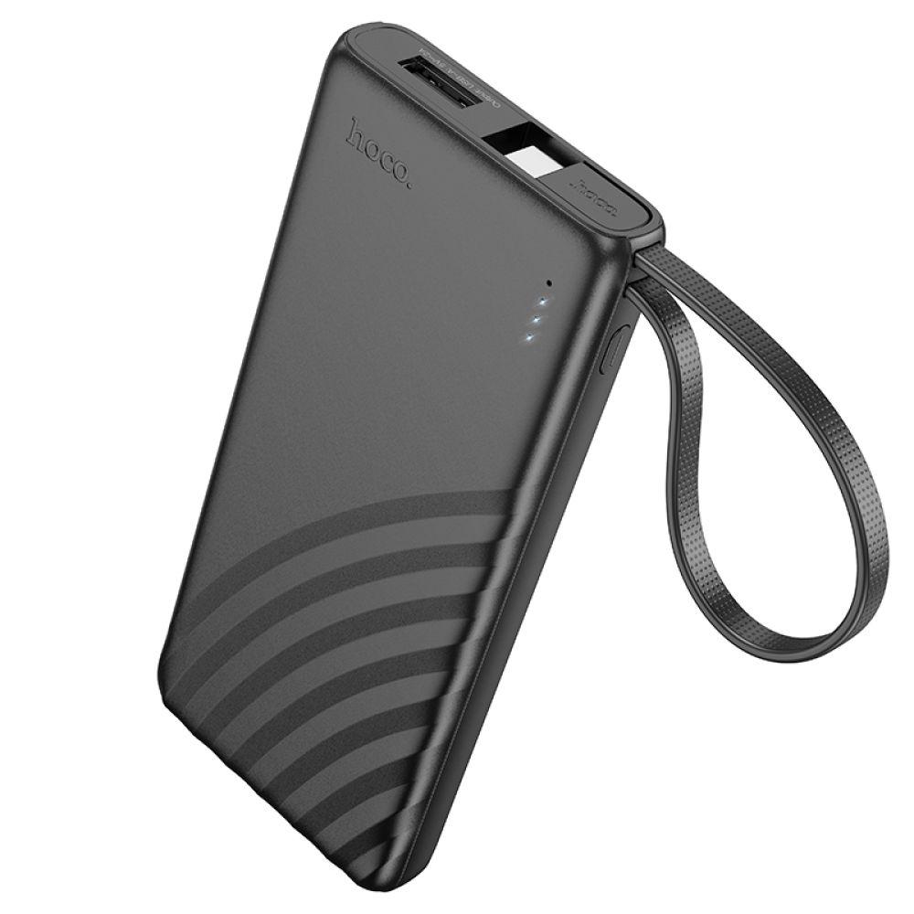 Power Bank Hoco J129 Nature with cable(USB-C) 5000mAh Чорний
