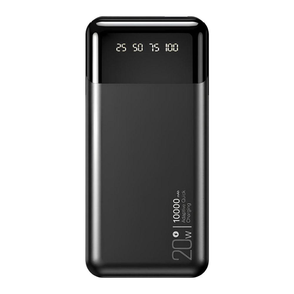 Power Bank XO PR191 PD20W/QC18W digital light display 10000 mAh Чорний