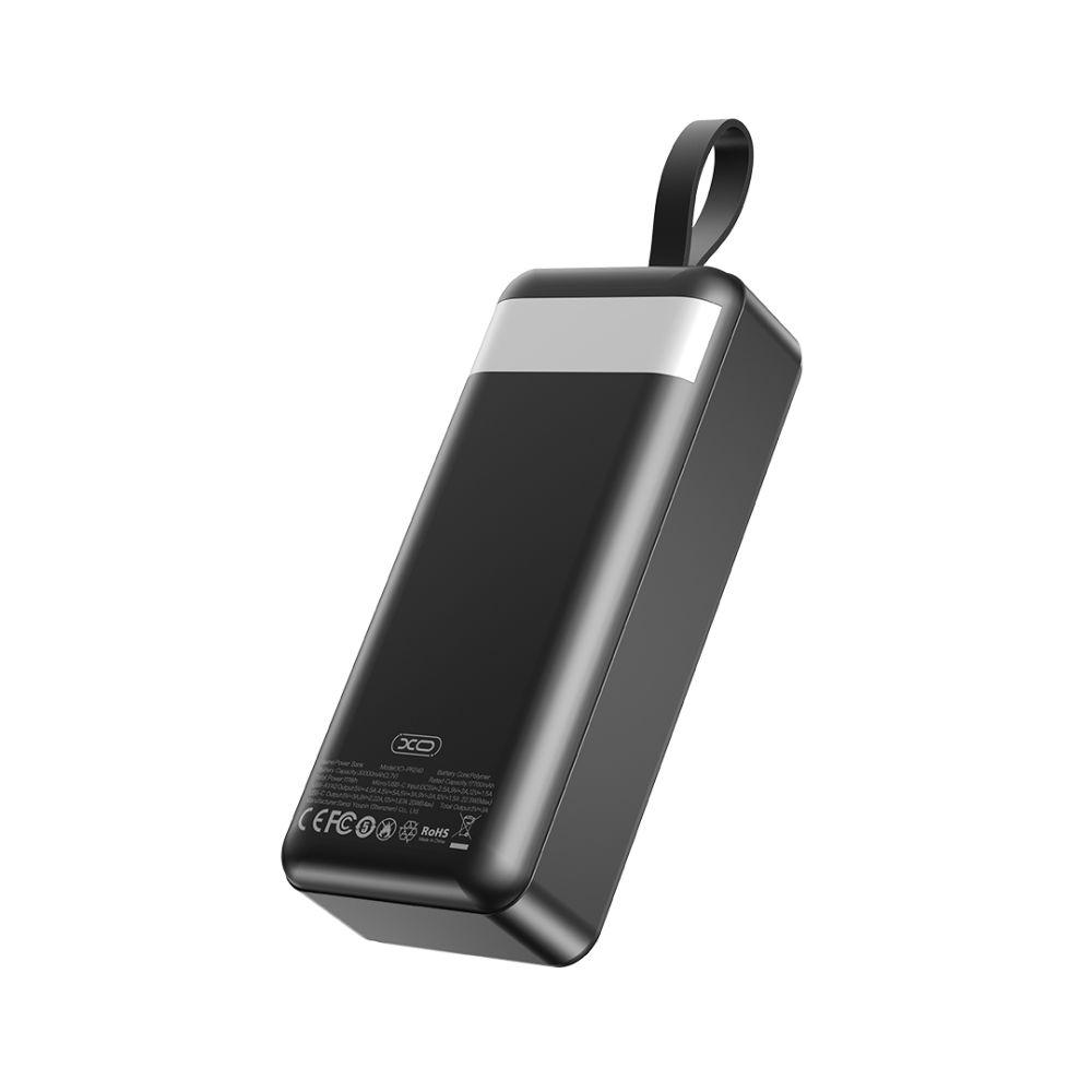 Power Bank XO PR240 QC22.5W PD20W digital display, with light, 30000 mAh Черный
