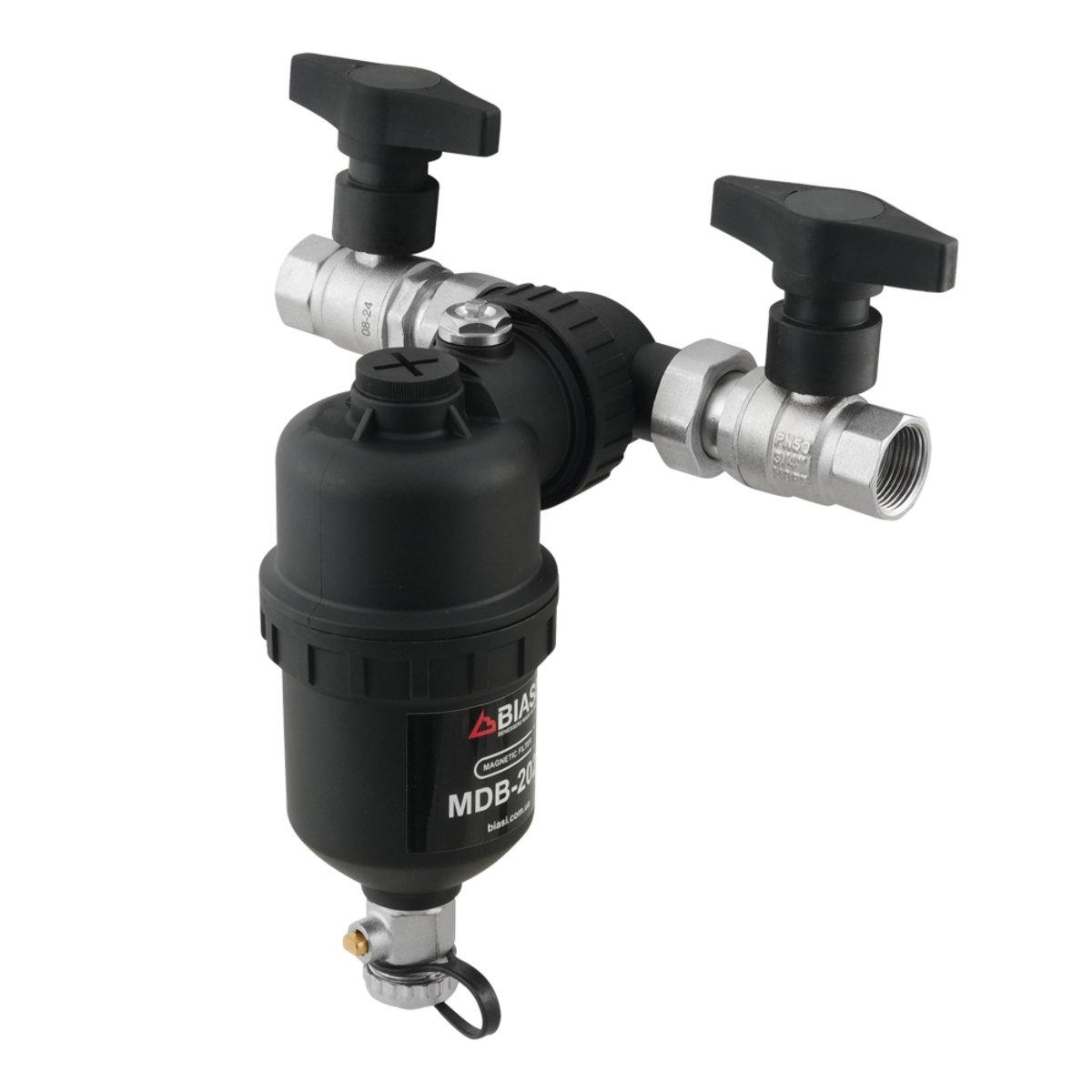Мультифункціональний сепаратор шламу-дешламатор BIASI 3/4 (20 мм) універсальний магнітний з фільтром Італія