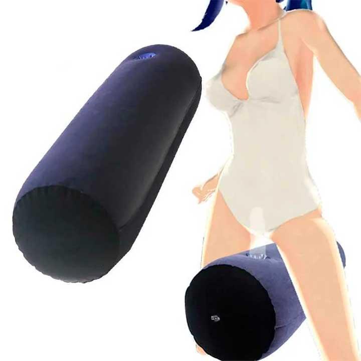 Надувна багатофункціональна подушка для сексу Sexpad L з отвором для фалоімітатора, фото 1
