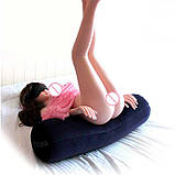 Надувна багатофункціональна подушка для сексу Sexpad L з отвором для фалоімітатора, фото 2