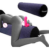 Надувна багатофункціональна подушка для сексу Sexpad L з отвором для фалоімітатора, фото 3