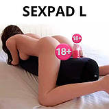 Надувна багатофункціональна подушка для сексу Sexpad L з отвором для фалоімітатора, фото 5