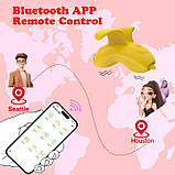 Клітеральний смарт-вібратор на палець Love Spouse Жовтий — Смарт вібратори, фото 3