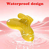 Клітеральний смарт-вібратор на палець Love Spouse Жовтий — Смарт вібратори, фото 4