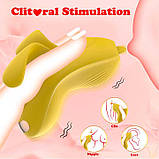 Клітеральний смарт-вібратор на палець Love Spouse Жовтий — Смарт вібратори, фото 6