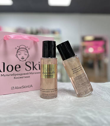 Парфумований спрей з шимером для тіла Victoria's Secret Bare Vanilla Shimmer 75мл, фото 3