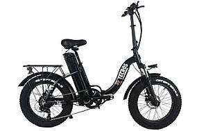 Електровелосипед fatbike Tecros F2 48v 15ah 1000w 20" 40 км/год складаний