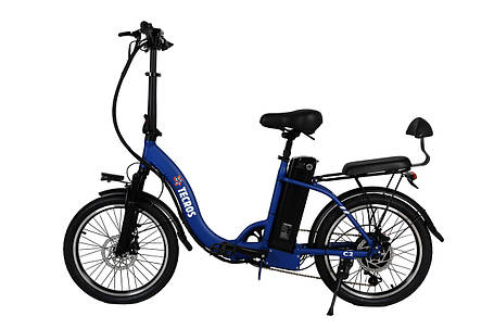Електровелосипед Tecros С2 48v 20ah 500w 20" 40 км/год складаний, фото 1