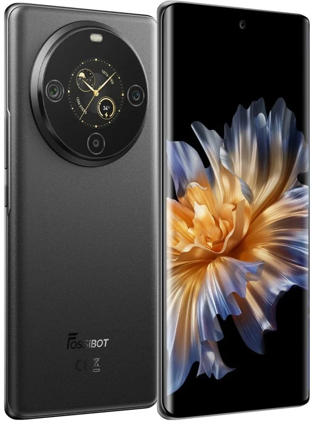 Смартфон FOSSiBOT S3 PRO Black 6.67" AMOLED NFC 6/128gb + чохол НОВИНКА 2025