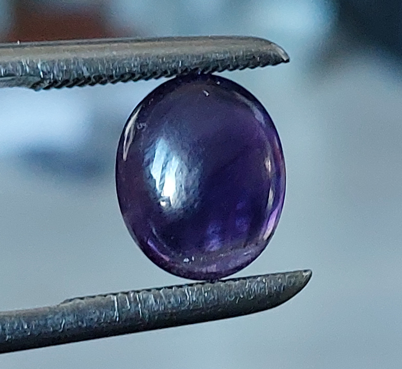 Аметист кабошон 4.70Ct 12 х 9.8 мм