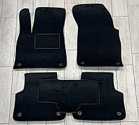Ворсовые коврики в салон для Audi Q7 2015-2025 / Ауди Ку7 коврики