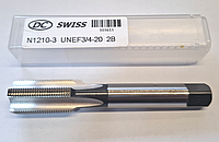 Мітчик дюймовий UNEF 5/8" 24 ниток Р6М5 (HSS) DC Swiss (Швейцарія)