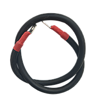 Кабель для з'єднання АКБ 50мм2 довжина 200см , мідний провід КГ-50 з клемами під болт Ду М10 мідно-луджені