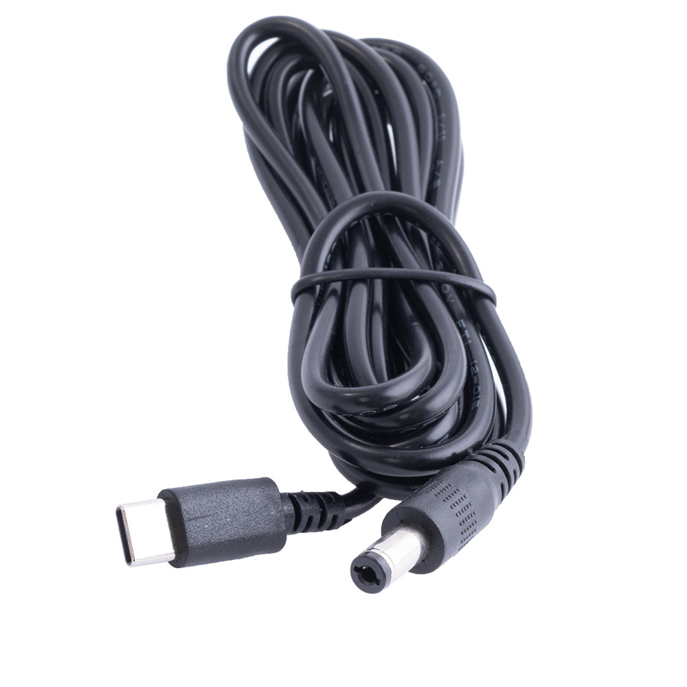 Кабель перетворювач USB-C PD на 5.5x2.1mm 9VDC 2m