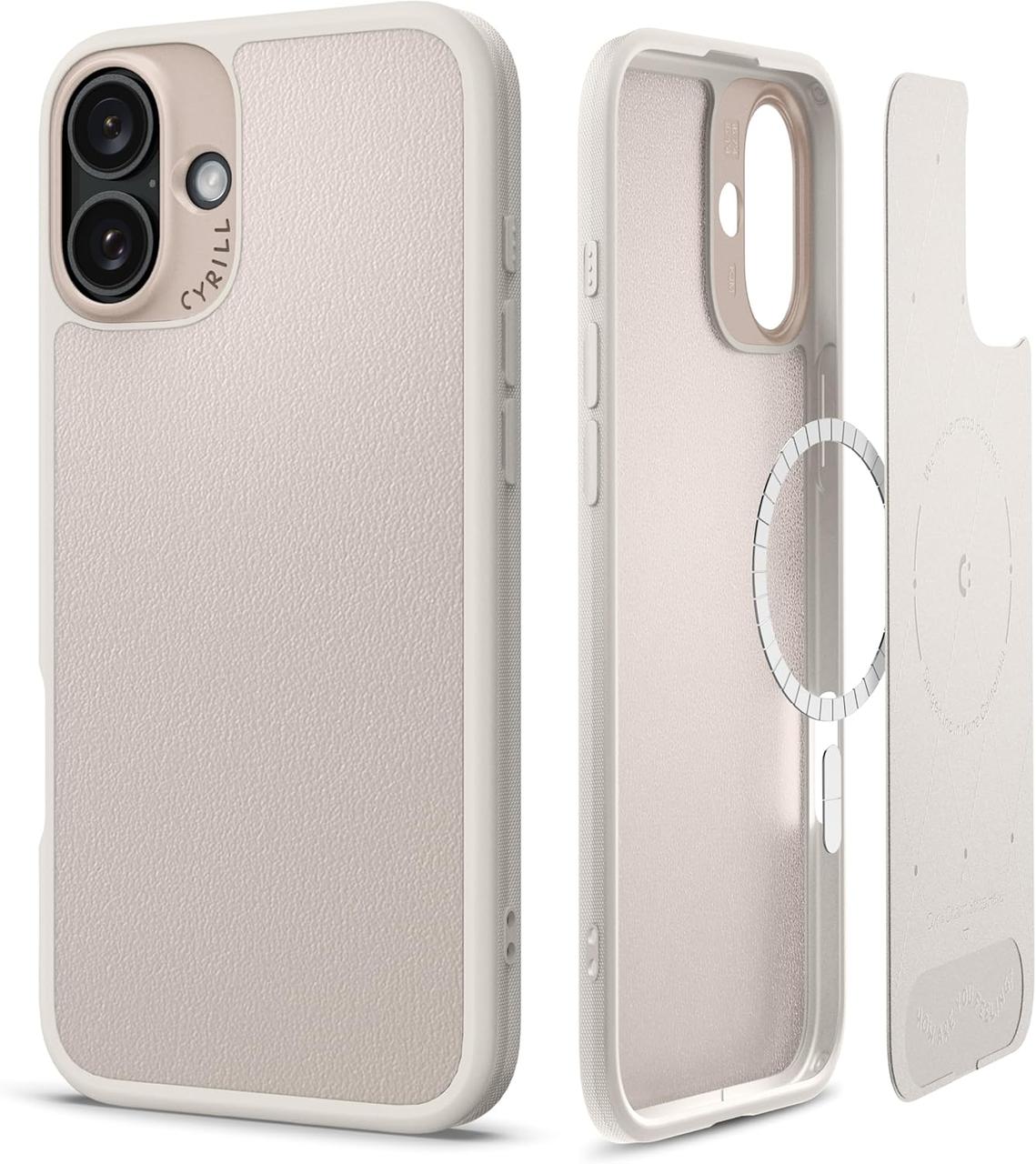 Чохол Spigen Cyrill Kajuk MagSafe Cream для iPhone 16 ACS08412