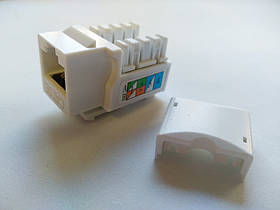 Модуль RJ-45 Keystone 5-ї категорії із заглушкою (Тип 1)