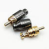 Професійний штекер RCA кабельний роз'єм Pailiccs RCA mini RC-391-R під пайку аудіовихід вхід ціна за 1 шт., фото 6