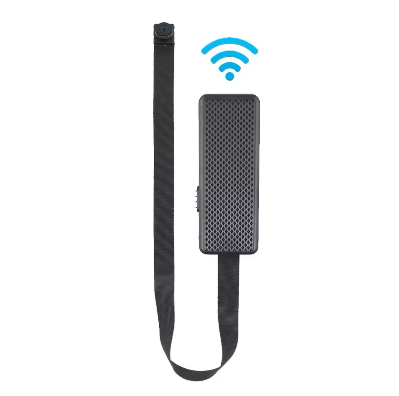 IP мінікамера 1080p на шлейфі Wi-Fi з датчиком руху відеоняня з віддаленим доступом, приховане відеоспостереження, чорна, фото 1