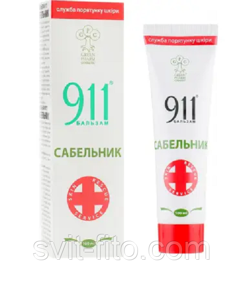 911 Сабельник гель для тіла 100 мл, фото 1