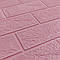 Самоклеюча декоративна 3D панель під рожеву цеглу 700x770x3 мм, фото 5