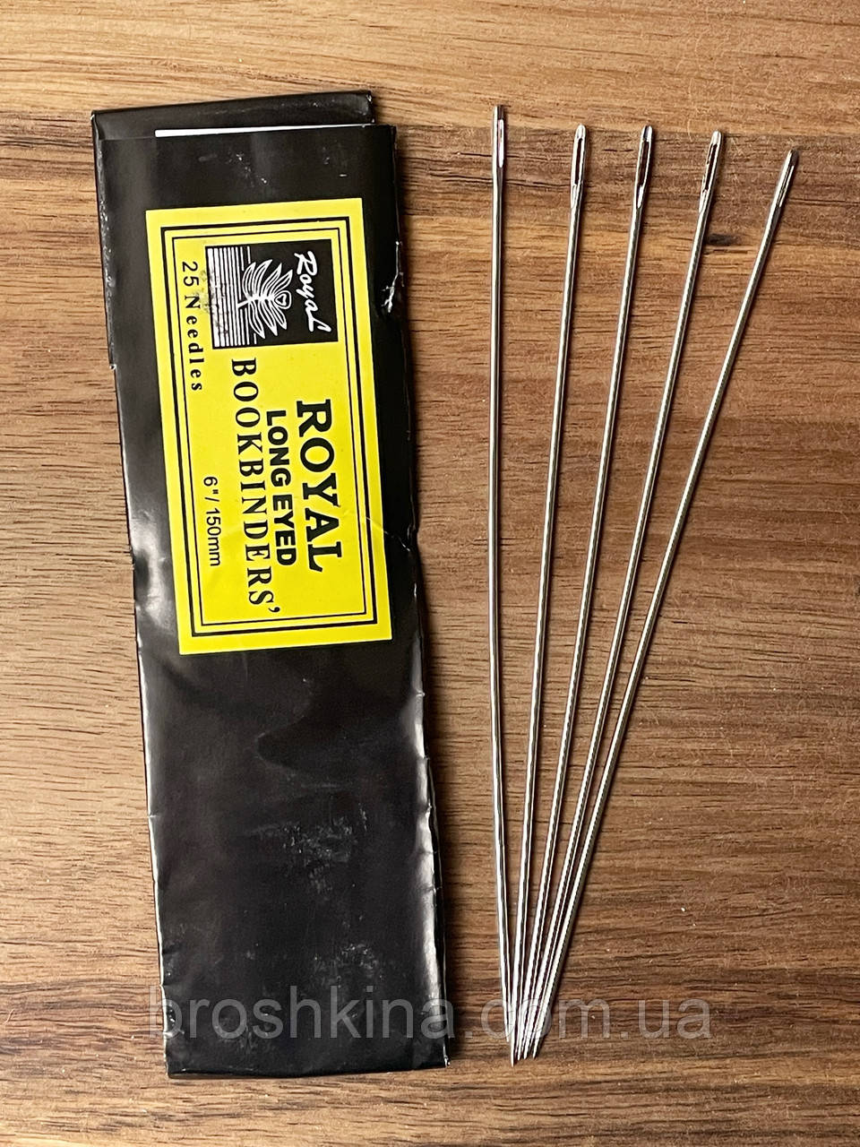 Набір циганських голок 6 для шиття ROYAL 25 шт/уп, фото 1