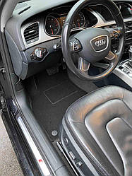 Ворсові килимки преміум в салон для Audi A4 В8 2008-2015 / Ауді А4 Б8 килимки