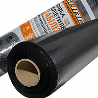 Пленка черная 30 мкм 0.8м*1000м для мульчирования почвы клубники малины полиэтиленовая пленка для мульчи