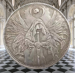 Сувенір монета долар США "Ангел смерті". Hobo Coin American Morgan